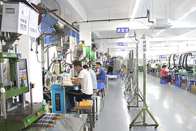 Injection molding area
